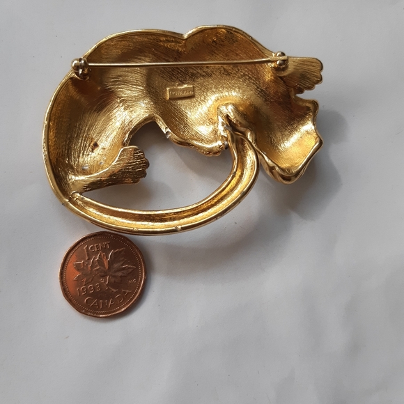 Vintage TRIFARI Black Panther Brooch - Picture 8 of 8